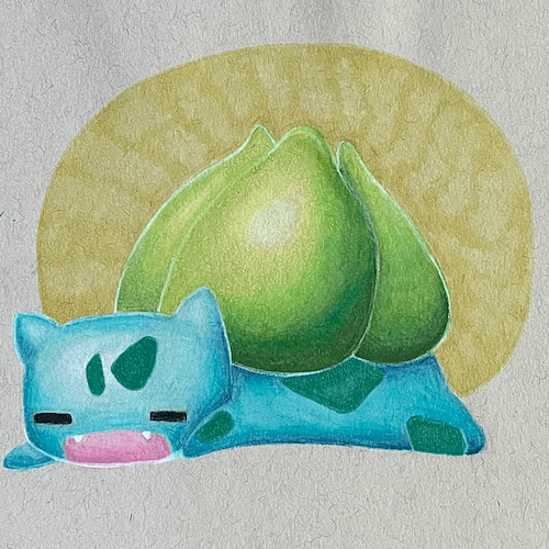 Bulbasaur Sleeping